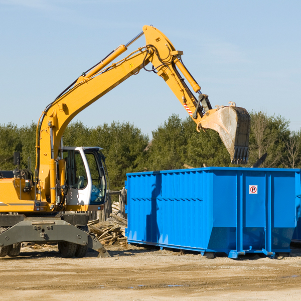 can i rent a residential dumpster for a construction project in Alfordsville